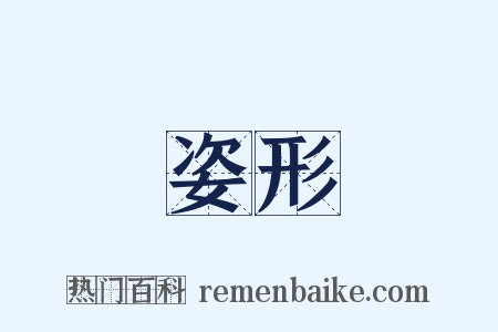 姿形是什么意思的图片